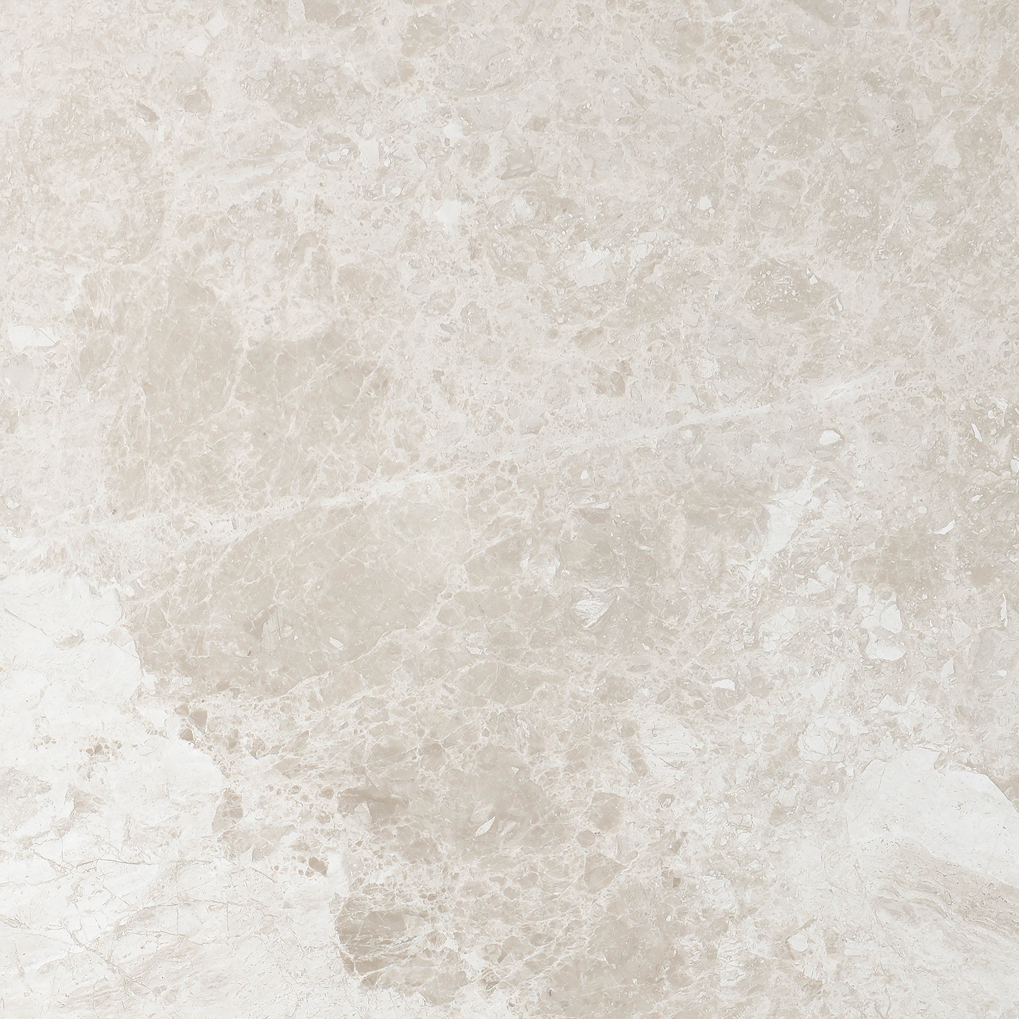 Texture close-up of beige marble coffee table top with soft veining